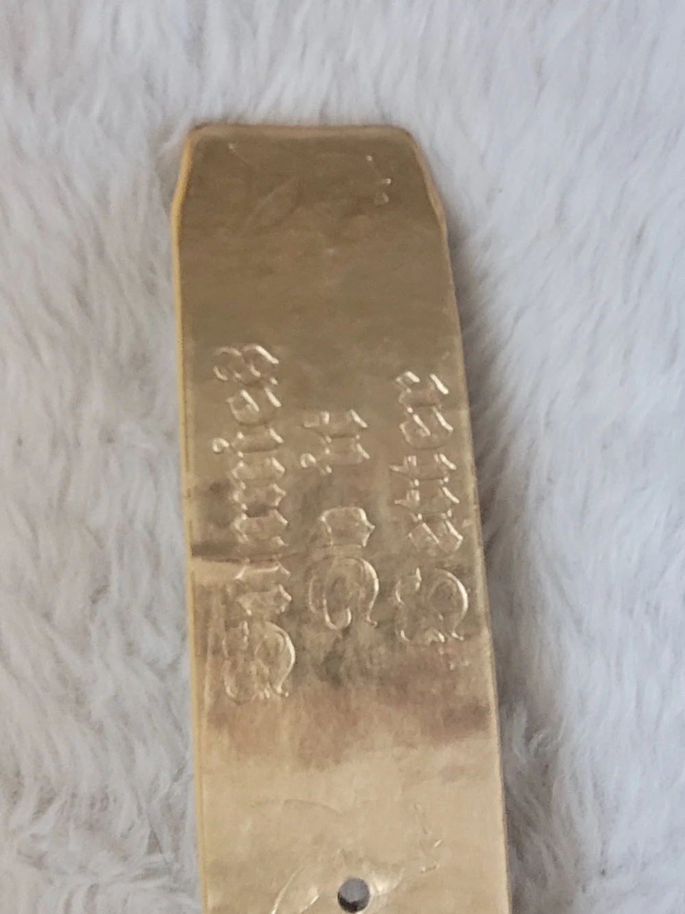 Vintage Y2K PLAYBOY Metallic Gold Bunny Buckle & Belt Set Licensed